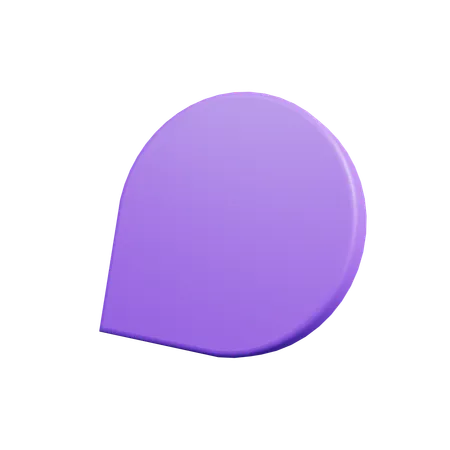 Chat Bubble  3D Icon