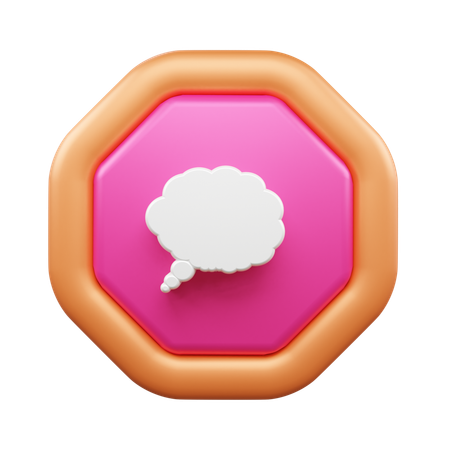 Chat Bubble  3D Icon