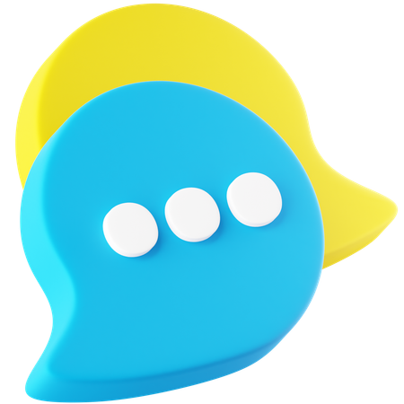 Chat Bubble  3D Icon