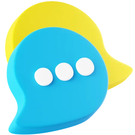 Chat Bubble  3D Icon