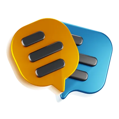 Chat Bubble  3D Icon