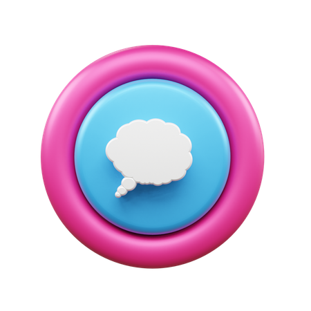 Chat Bubble  3D Icon