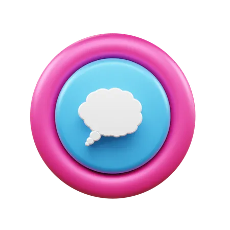 Chat Bubble  3D Icon