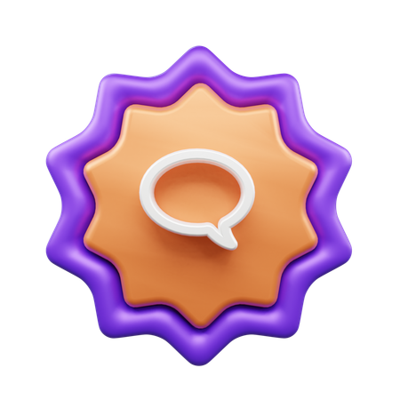 Chat Bubble  3D Icon