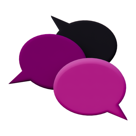 Chat Bubble  3D Icon