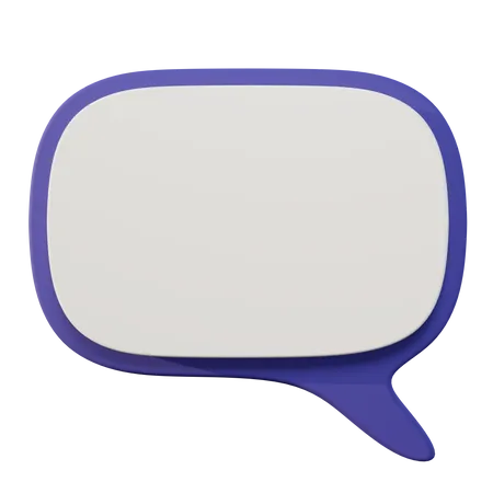 Chat Bubble  3D Icon