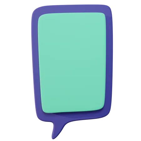 Chat Bubble  3D Icon