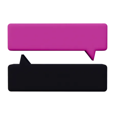 Chat Bubble  3D Icon