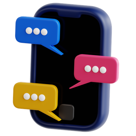 Chat Bubble  3D Icon