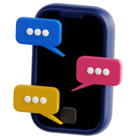 Chat Bubble  3D Icon