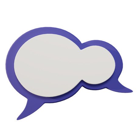 Chat Bubble  3D Icon