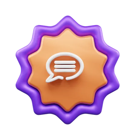 Chat Bubble  3D Icon