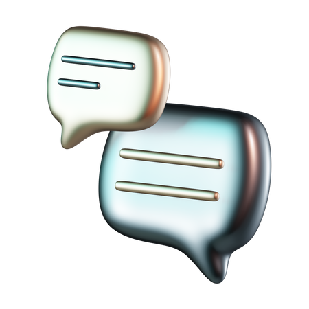 Chat Bubble  3D Icon