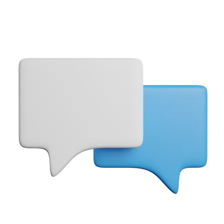 Chat Bubble  3D Icon