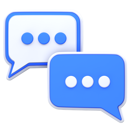 Chat bubble  3D Icon