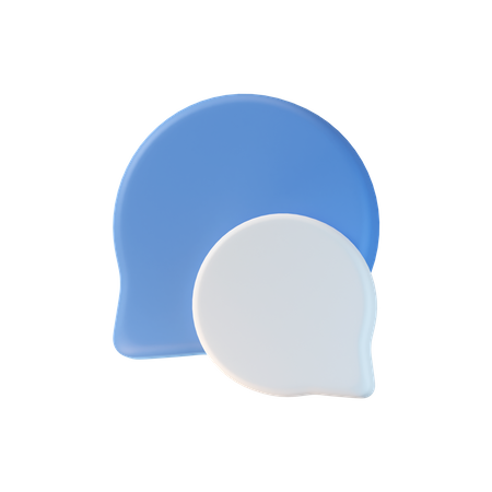 Chat Bubble  3D Icon