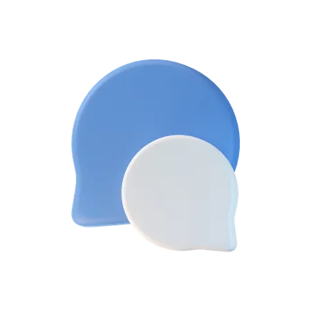 Chat Bubble  3D Icon