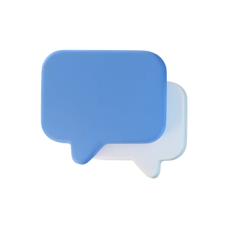 Chat Bubble  3D Icon