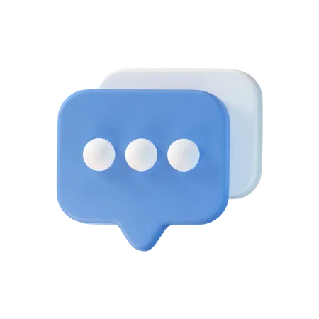 Chat Bubble  3D Icon