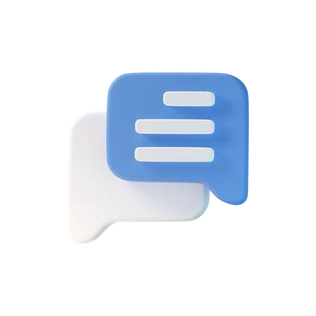 Chat Bubble  3D Icon