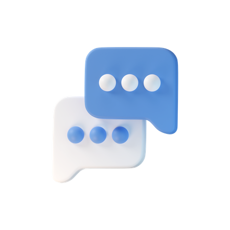 Chat Bubble  3D Icon