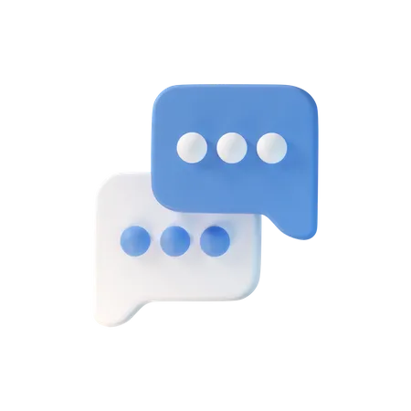 Chat Bubble  3D Icon