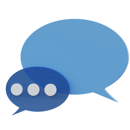 Chat Bubble  3D Icon