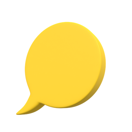 Chat Bubble  3D Illustration