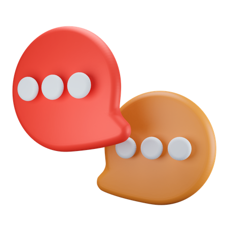 Chat Bubble  3D Illustration