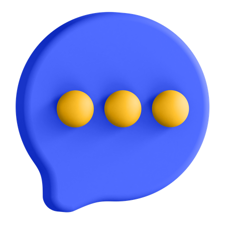 Chat Bubble  3D Illustration