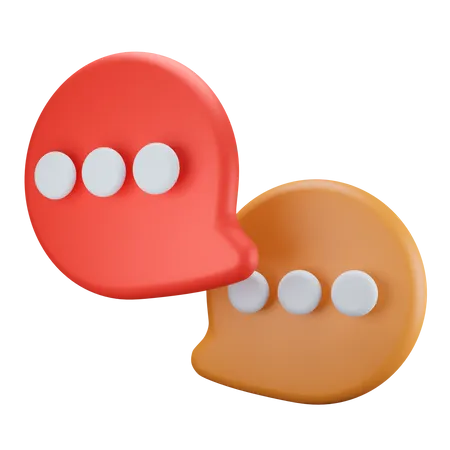 Chat Bubble  3D Illustration