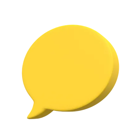 Chat Bubble  3D Illustration