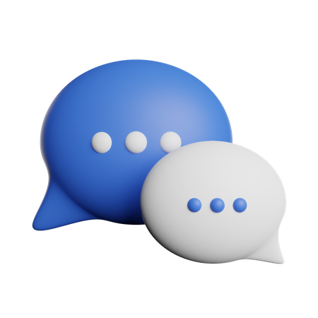 Chat Bubble  3D Illustration