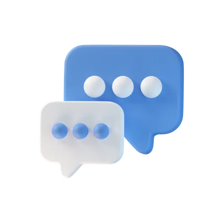 Chat Bubble  3D Icon