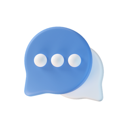 Chat Bubble  3D Icon