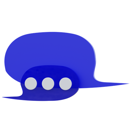 Chat Bubble  3D Icon