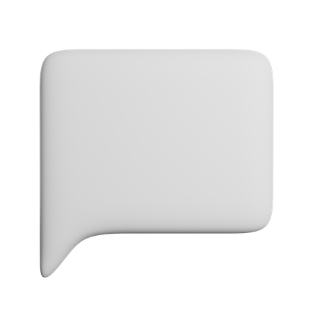 Chat Bubble  3D Icon