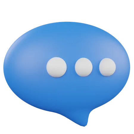 Chat Bubble  3D Icon