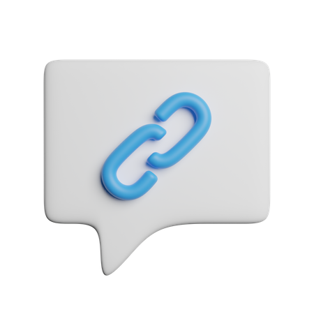 Chat Link  3D Icon