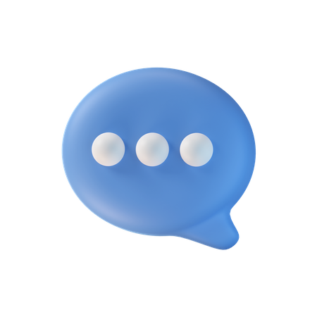 Chatting  3D Icon