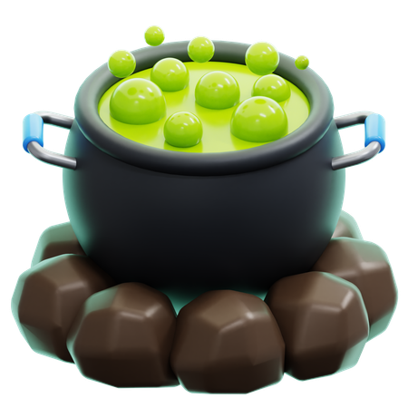 Chaudron  3D Icon