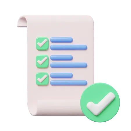 Check List  3D Icon