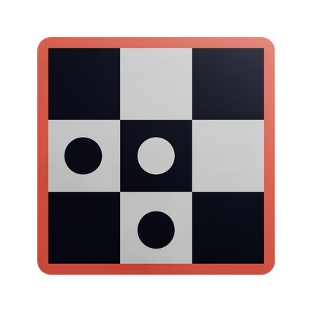 Checkers  3D Icon