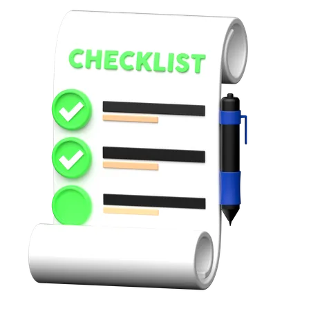 Checklist  3D Icon