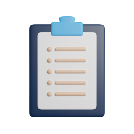 Checklist  3D Icon