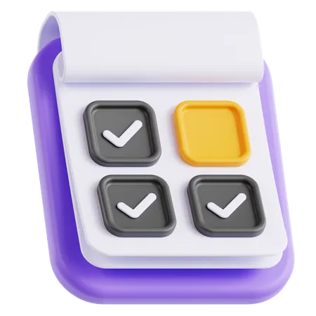 Checklist  3D Icon