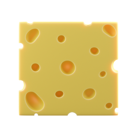 Cheddar  3D Icon