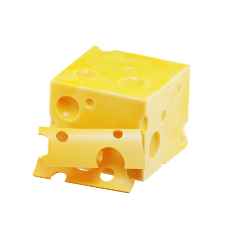 Cheese  3D Icon