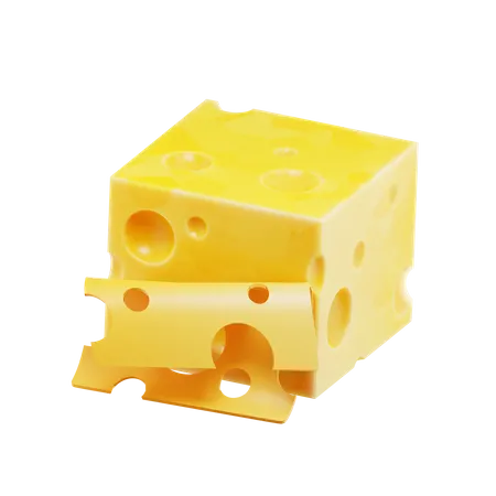 Cheese  3D Icon