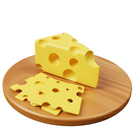 Cheese  3D Icon